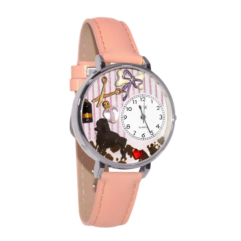 Dog Groomer Watch in Silver (Large)
