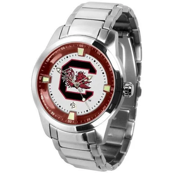 South Carolina Gamecocks Men's Titan Stainless Steel Band Watch