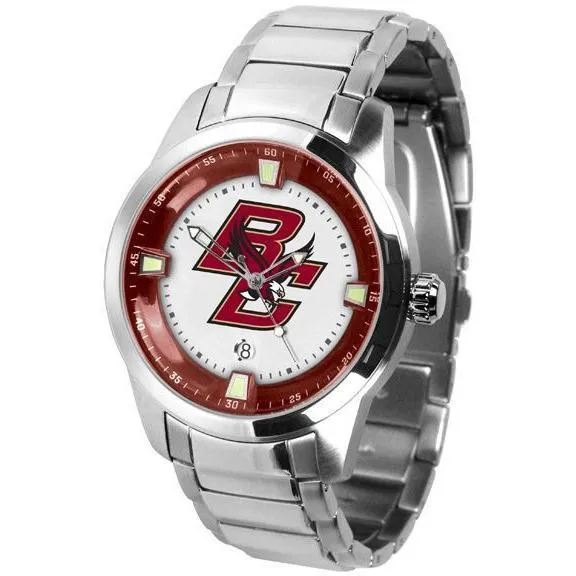 Boston College Eagles Men's Titan Stainless Steel Band Watch