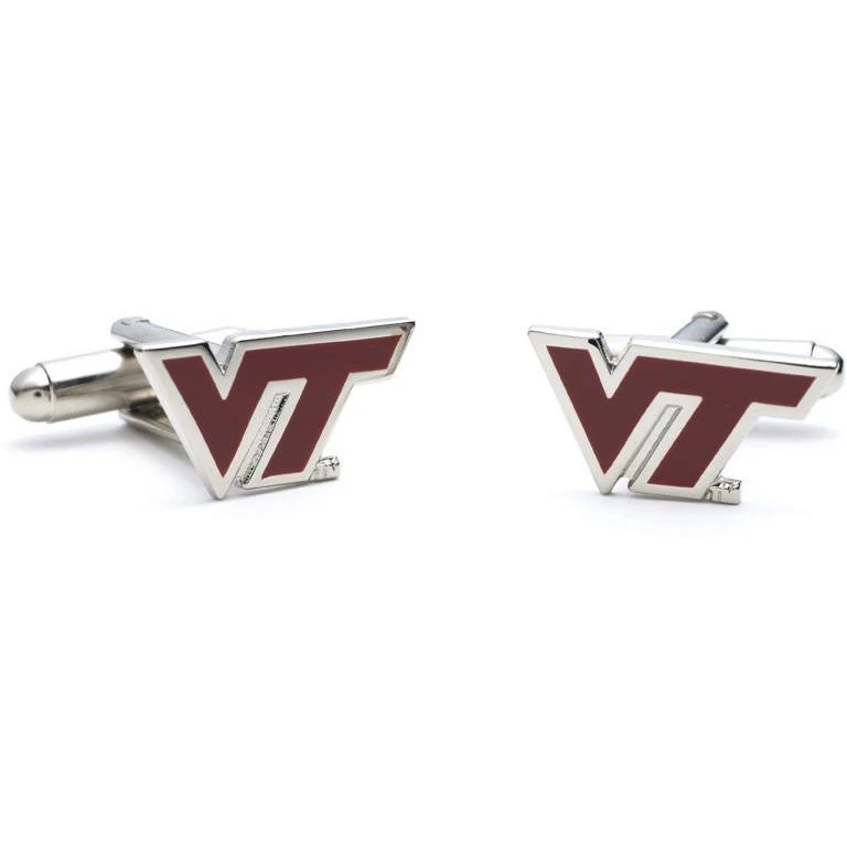 Virginia Tech Hokies Enamel Cufflinks