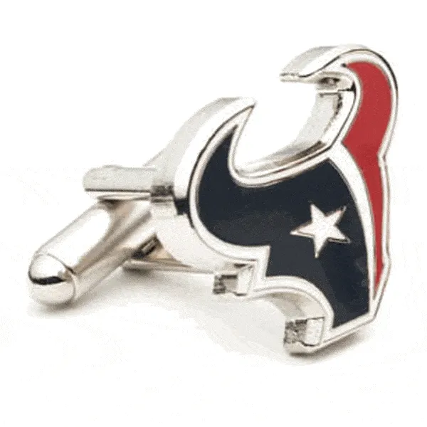 Houston Texans Enamel Cufflinks