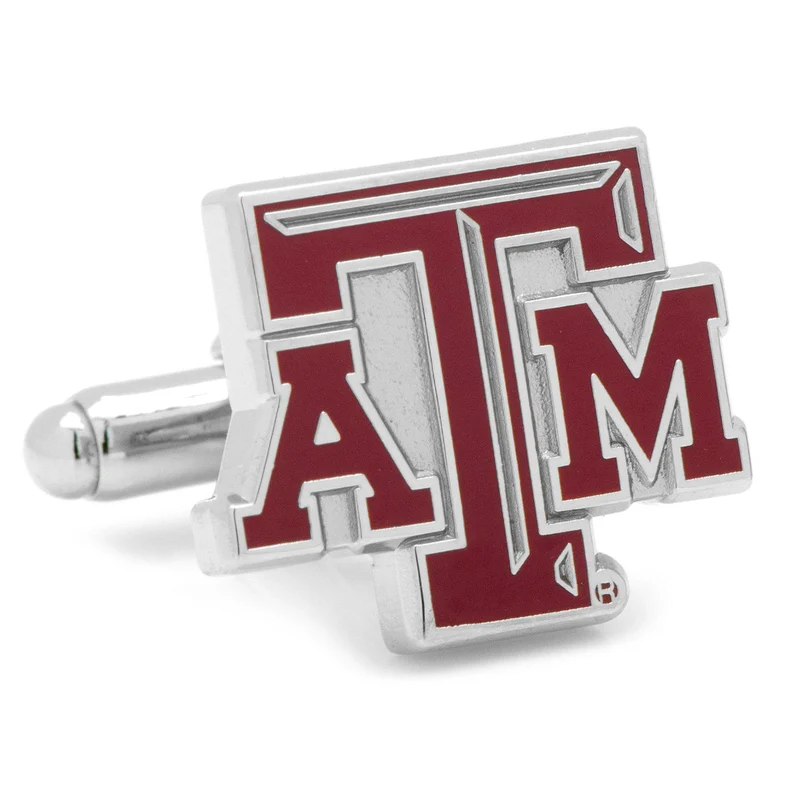 Texas A & M Aggies Enamel Cufflinks