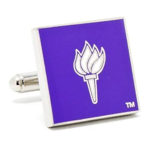 NYU Bobcats Enamel Cufflinks