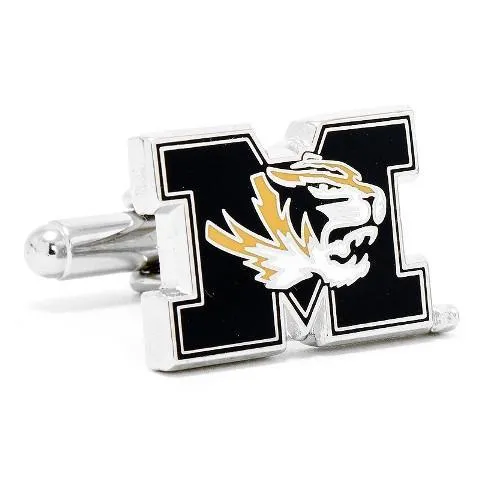 University of Missouri Tigers Enamel Cufflinks