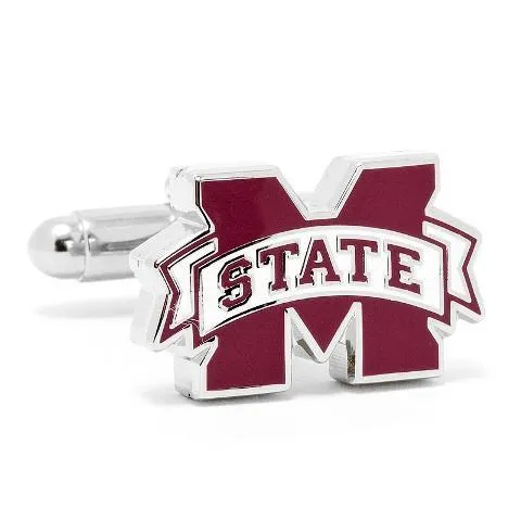 Mississippi State Bulldogs Enamel Cufflinks