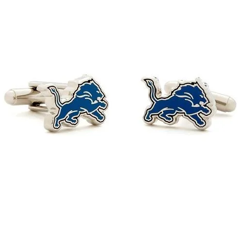 Detroit Lions Enamel Cufflinks