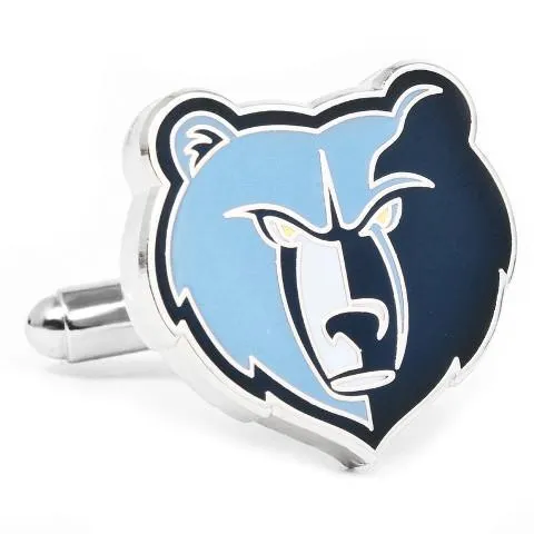 Memphis Grizzlies Enamel Cufflinks
