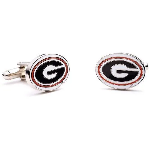 University of Georgia Bulldogs Enamel Cufflinks