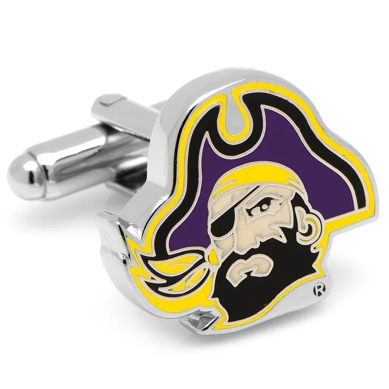 East Carolina Pirates Enamel Cufflinks
