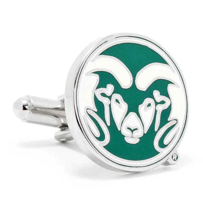 Colorado State University Rams Enamel Cufflinks