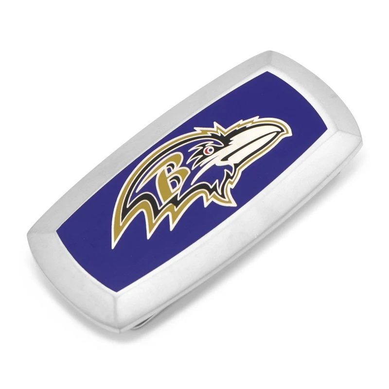 Baltimore Ravens Cufflinks and Cushion Money Clip Gift Set