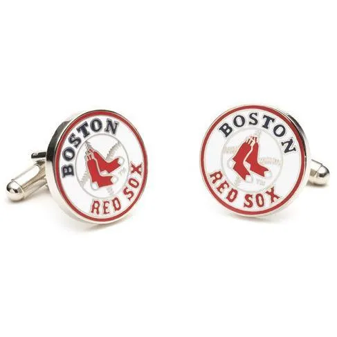 Boston Red Sox Enamel Cufflinks