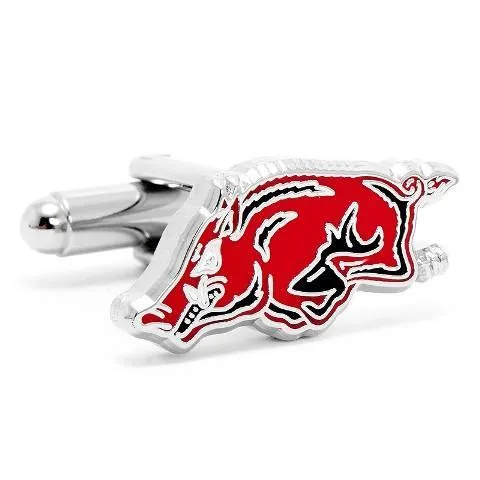 Arkansas Razorbacks Enamel Cufflinks