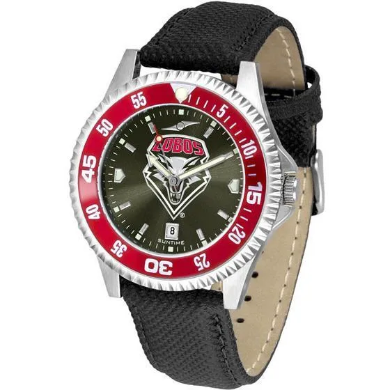 New Mexico Lobos Competitor - Poly/Leather Band Watch