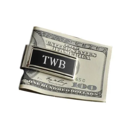 Millionaire Personalized Silver Money Clip