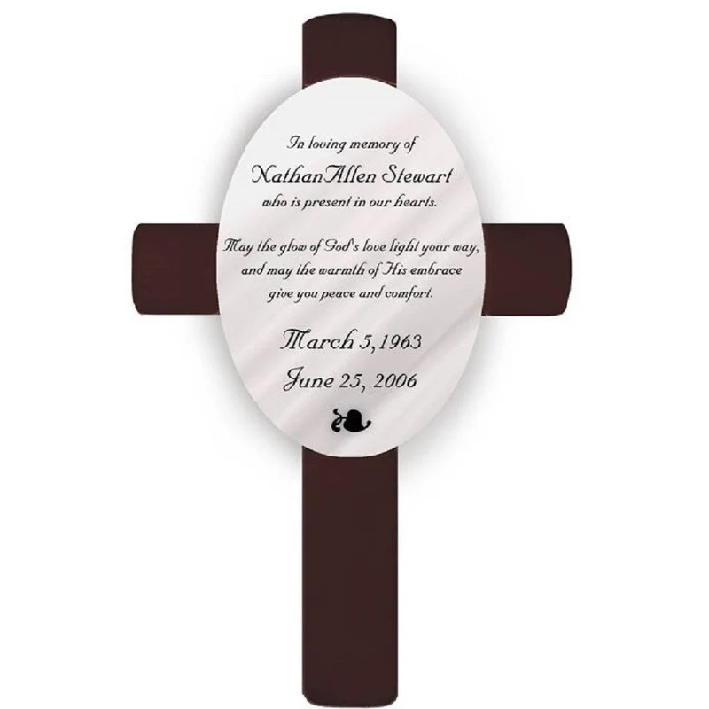 Oval Memorial Cross
