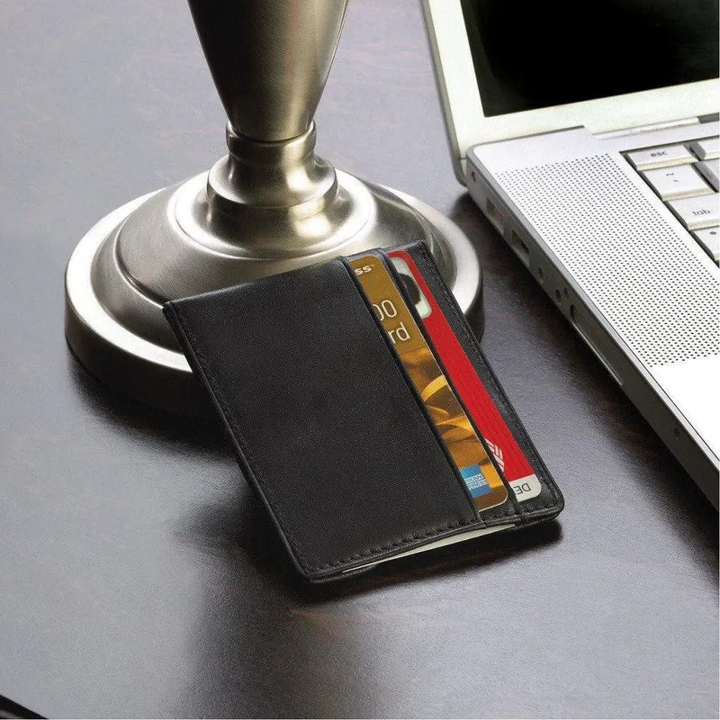 Leather Personalized Wallet and Money Clip